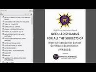 Video thumbnail for WAEC WASSCE Syllabus + Free PDF Download