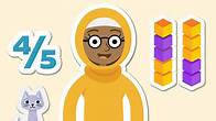 Video thumbnail for Divide fractions by integers - Maths - Learning with BBC Bitesize
