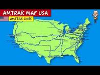 Video thumbnail for Amtrak Map USA: Understand America’s train routes