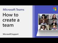 Video thumbnail for How to create a team for your company with Microsoft Teams | Microsoft