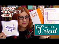 Video thumbnail for Easy Thank You Cards with Cricut Design Space