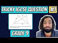 Video thumbnail for Can you solve this hard Vectors GCSE Maths question?