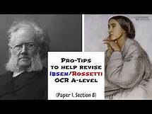 Video thumbnail for Pro-tips For Revising Ibsen/Rossetti - OCR English Literature (Paper 1 Section B)
