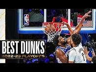 Video thumbnail for 30 Minutes of the BEST Dunks of the 2023 NBA Playoffs!
