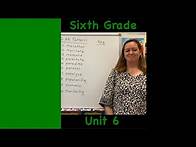 Video thumbnail for 180 Days of Spelling and Word Study: Grade 6, Unit 6 (AR Pattern)