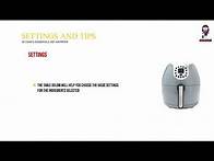 Video thumbnail for CE Cook’s Essentials 3QT Air Fryer User Manual | How to Use and Important Safeguards
