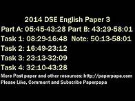 Video thumbnail for 2014 HKDSE English Language Past Paper - Paper 3 Listening & Integrated Skills (with ans & Data File)