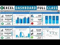 Video thumbnail for How to Create Sales Dashboard in Excel (Sales vs Target) Create Beautiful Excel Dashboard