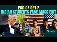 Video thumbnail for U.S Visa Crisis: 300,000 Indians Under No Job Risk, New Trump Bill To End Post-study Work Permit