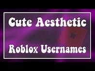 Video thumbnail for Cute Aesthetic Roblox Usernames!