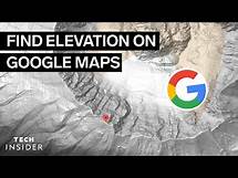 Video thumbnail for How To Find Elevation On Google Maps | Tech Insider