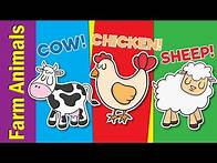 Video thumbnail for Learn Farm Animals for Kids | Video Flash Cards | Kindergarten, Preschool & ESL | Fun Kids English
