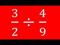 Video thumbnail for How to divide fractions with different denominators | How to divide fractions by fractions