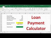 Video thumbnail for How To Calculate Loan Payments Using The PMT Function In Excel