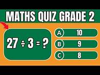 Video thumbnail for 🧮 Fun Grade 2 Math Quiz: Can You Solve These 10 Tricky Problems? 🤔
