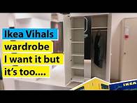 Video thumbnail for Ikea VIHALS wardrobe quick review