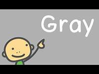 Video thumbnail for Gray Things for Kids | Learn the Color Gray | Videos for kids