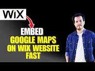 Video thumbnail for How to Add Google Maps to a Wix Website | Step-by-Step Guide