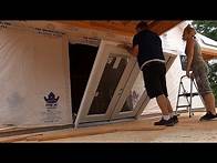 Video thumbnail for Installing Exterior French doors!