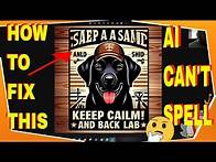 Video thumbnail for Fixing Text Errors in MS Copilot Designer AI Art