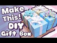 Video thumbnail for Free printable Gift box