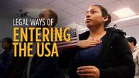 Video thumbnail for Six ways to legally enter the US and possibly obtain a green card