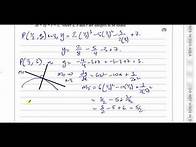 Video thumbnail for WMA11/01 (Edexcel) IAL P1 January 2021 IAL Q1 Applications of Differentiation, Equations of Normals