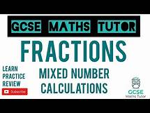 Video thumbnail for Fraction Calculations with Mixed Numbers | Grade 5 Crossover Series | GCSE Maths Tutor
