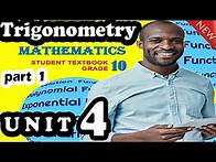 Video thumbnail for GRADE 10 Math Unit 4 Part 1 || TRIGONOMETRY - Ethiopian Education New Curriculum
