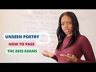 Video thumbnail for Unseen Poetry: How To EASILY Get Full Marks In GCSE Literature Paper 2, Section C (GCSE 2025 Exams)