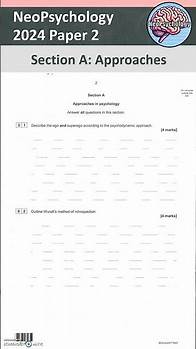 Video thumbnail for AQA A-level Psychology 2024 Paper 2: Approaches