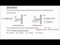 Video thumbnail for Momentum and Impulse past paper questions and solutions (IGCSE PHYSICS)