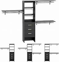 Video thumbnail for LOVMOR 96inch Closet System with Drawers and Shelves, 8ft Customizable Built-in/Walk-in Organizers and Storage Systems, Wall Mounted Wardrobe for Clothes Organization W/Expandable Rod