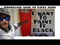 Video thumbnail for Can You PAINT a Fiberglass Door with Latex - My Method - Easy and Fast