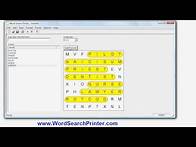 Video thumbnail for Word Search Maker - How to create word search puzzles