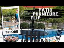 Video thumbnail for Rusted Metal Wrought Iron Patio Furniture Made New Again DIY... Trash to Treasure!