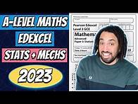 Video thumbnail for 2023 | Edexcel A-Level Maths | Paper 3 | Statistics and Mechanics Walkthrough