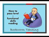 Video thumbnail for How to pass Functional Skills Reading Level 1