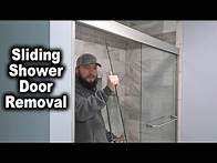 Video thumbnail for How to Remove Sliding Glass Tub Shower Doors | Delta