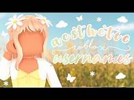 Video thumbnail for 20+ Aesthetic Roblox Usernames 2021 *untaken* | alovriee 🌼