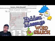 Video thumbnail for Hidden Message Word Search Maker (Secret Message)