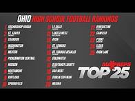 Video thumbnail for Final Top 25 Ohio High School Football Rankings - Archbishop Hoban finishes as the top team in Ohio