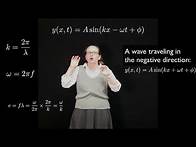 Video thumbnail for Sinusoidal wave equation