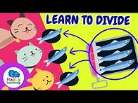 Video thumbnail for Learn Division and Fractions in a Easy Way | Educational Videos for Children | MATHS Happy Learning