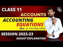 Video thumbnail for Accounting Equations | Class 11 | Accountancy | Practice Questions | Part 2
