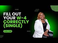 Video thumbnail for W-4 Form Guide for Single Filers | Avoid These Mistakes!