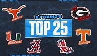 Video thumbnail for 2024 college football rankings: Georgia, Texas on top; Illinois enters top 25