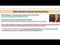 Video thumbnail for Albert Bandura's social learning theory/ For all teaching exams