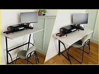 Video thumbnail for IKEA GLADHOJDEN sit and stand desk review | IKEA GLADHOJDEN sit stand up desk assembly