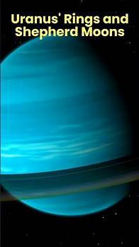 Video thumbnail for Uranus' Rings and Shepherd Moons // solar system facts // episode-49